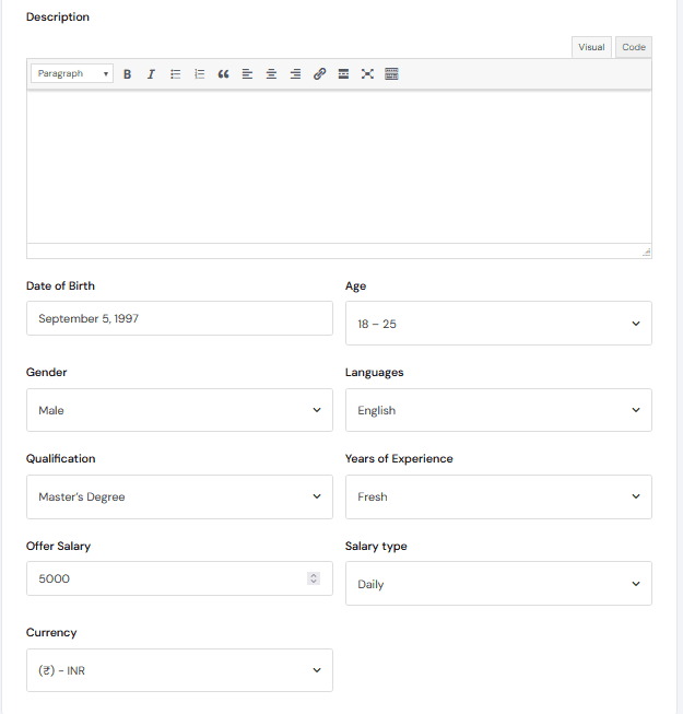 Creating your freelancer profile 2 profile hunarbox 6