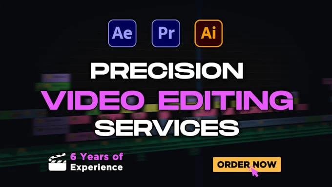 professional video editing and motion graphics ads with 24hrs fast delivery