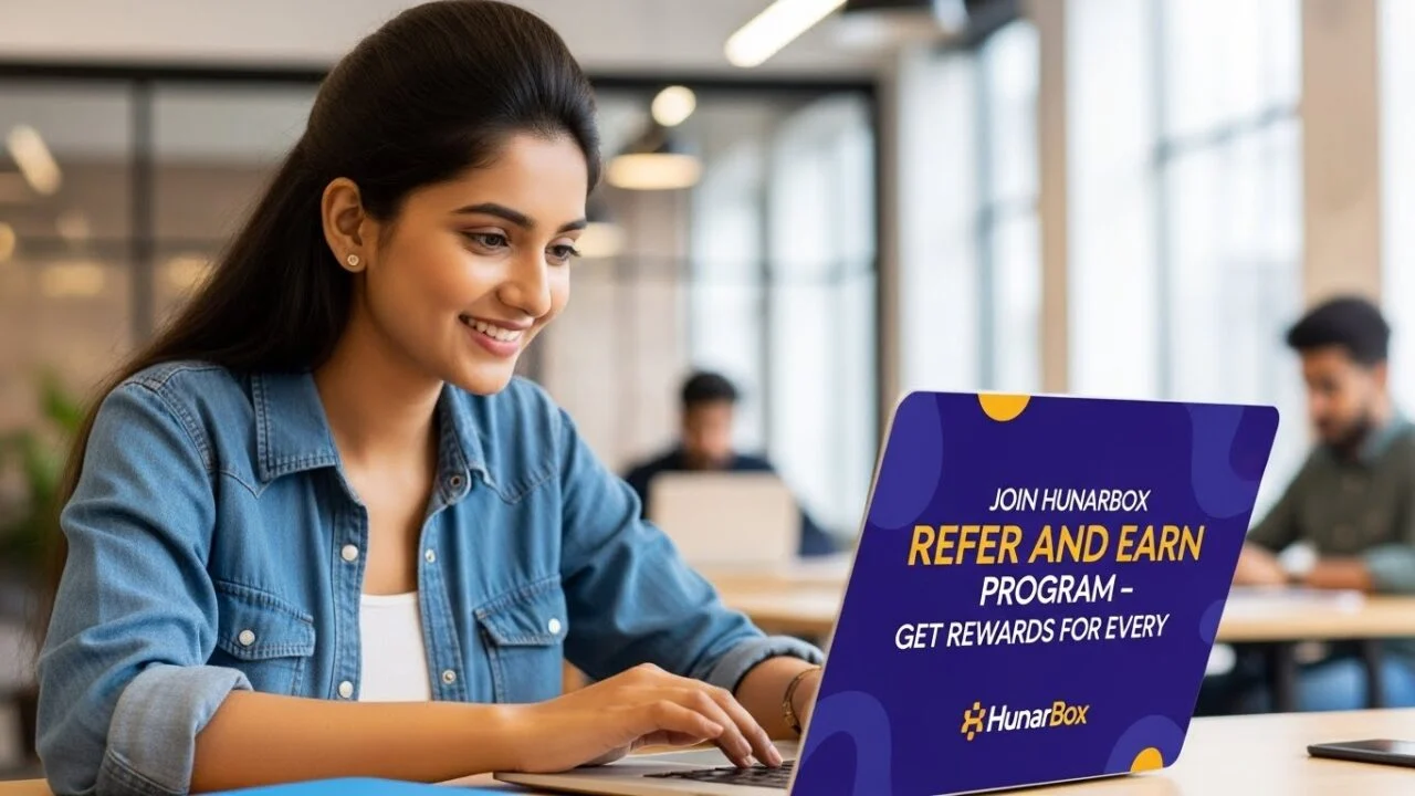 Top Freelance site HunarBox Refer and Earn Program 2026