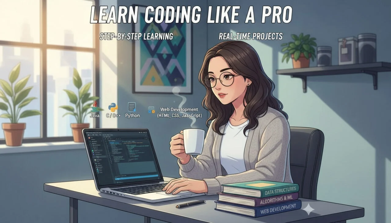 teach programming with hands on coding and real world projects