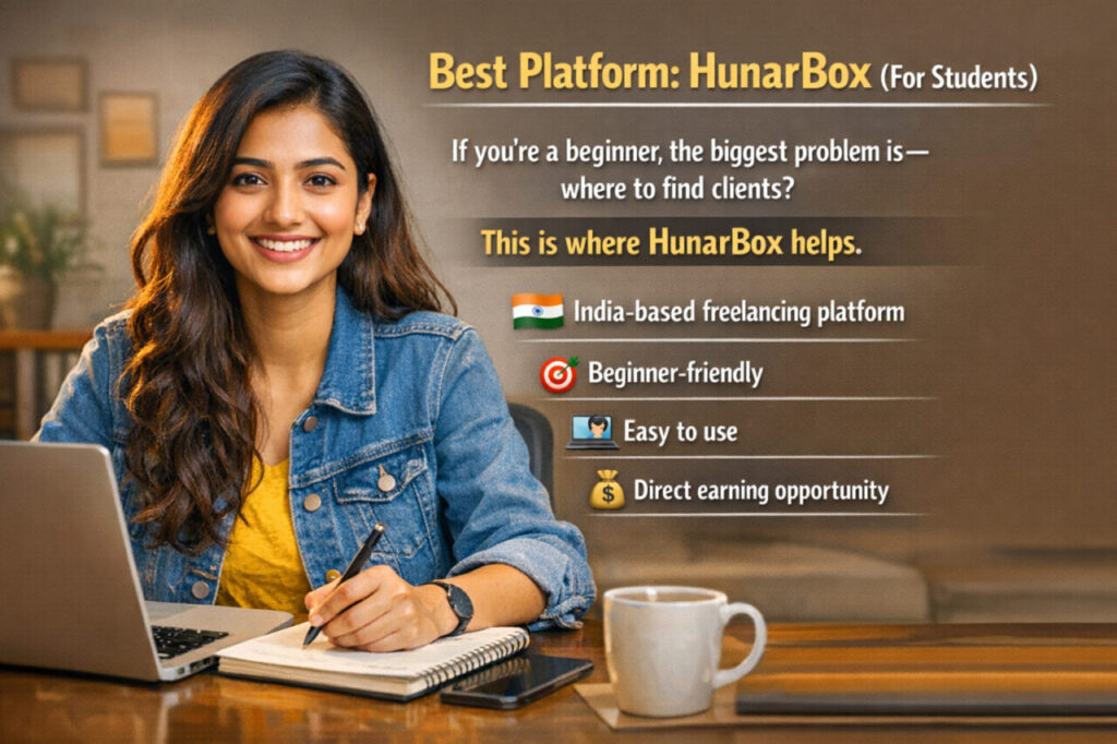 Best Earn Money Online for Students Without Investment - 2026 1 Best Platform HunarBox For Students 2026