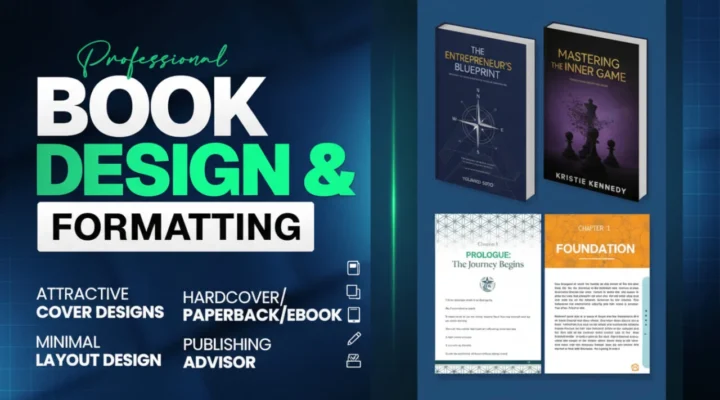 amazon KDP book formatting, paperback and kindle ebook formatting