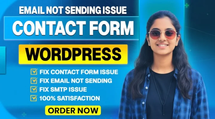 email issue, contact form issue, wordpress form, smtp issue, wordpress fix