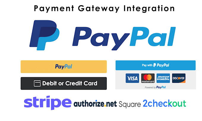 integrate paypal or stripe payment gateway on your website