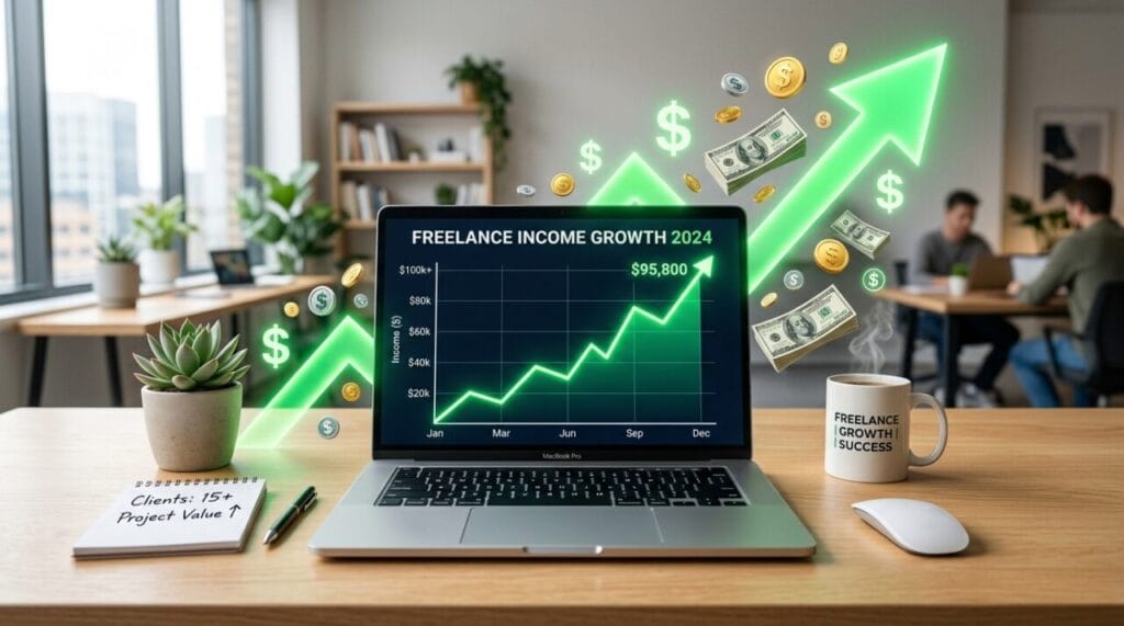 The Best Freelance Jobs in India 2026 : Complete Earning Guide 1 Freelance income growth