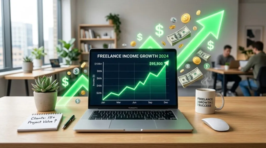 The Best Freelance Jobs in India 2026 : Complete Earning Guide 1 Freelance income growth
