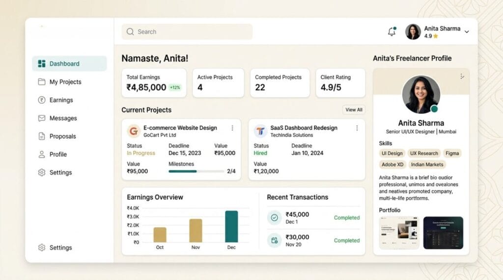 The Best Freelance Jobs in India 2026 : Complete Earning Guide 3 india Freelance marketplace