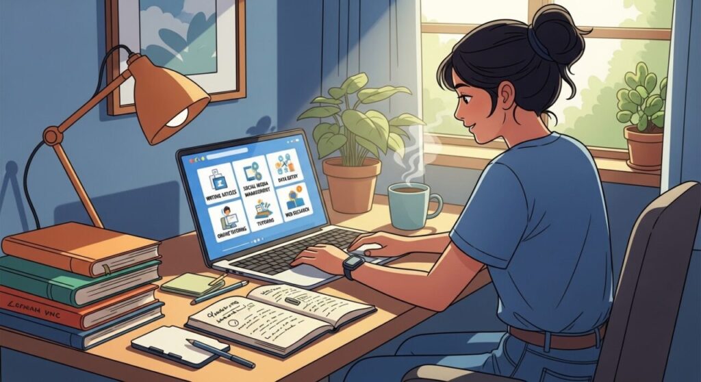 Top 5 Online Part Time Jobs for Students Without Investment 2026 2 online work from home jobs for students