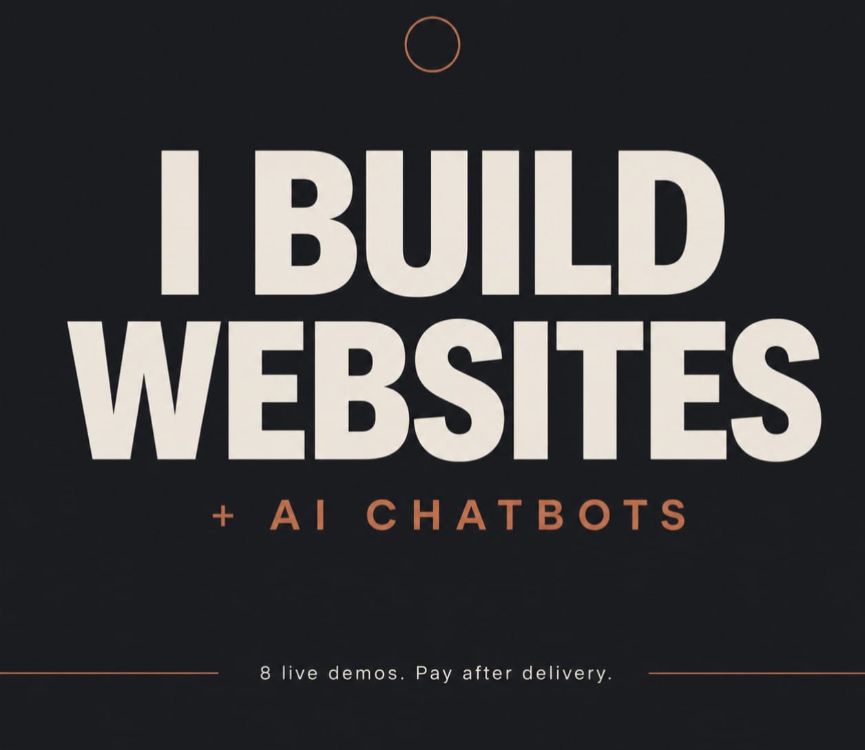 I will build a modern business websites with a 24/7 ai lead-capture chatbot