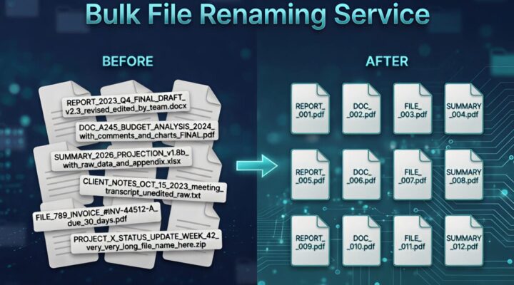 Fast Bulk File Renaming for Reports & Documents
