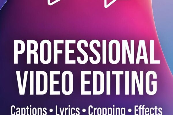 I will edit your video, add captions, lyrics, crop & make it professional