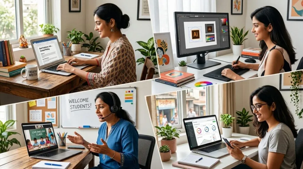 Women freelance careers India