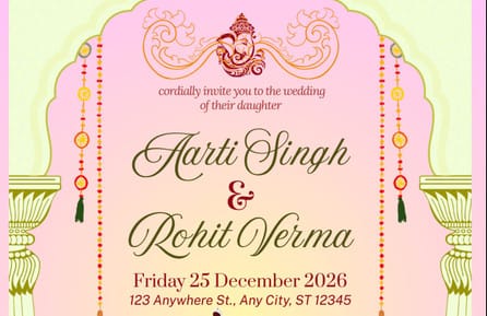 i will design digital posters and custom event invitations