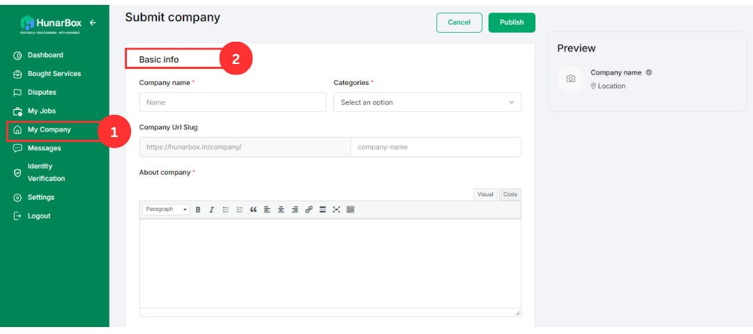 Freelance Company Directory – List Your Company for Free 2 Find & List Your Company