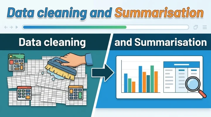 Data cleaning and Summarisation
