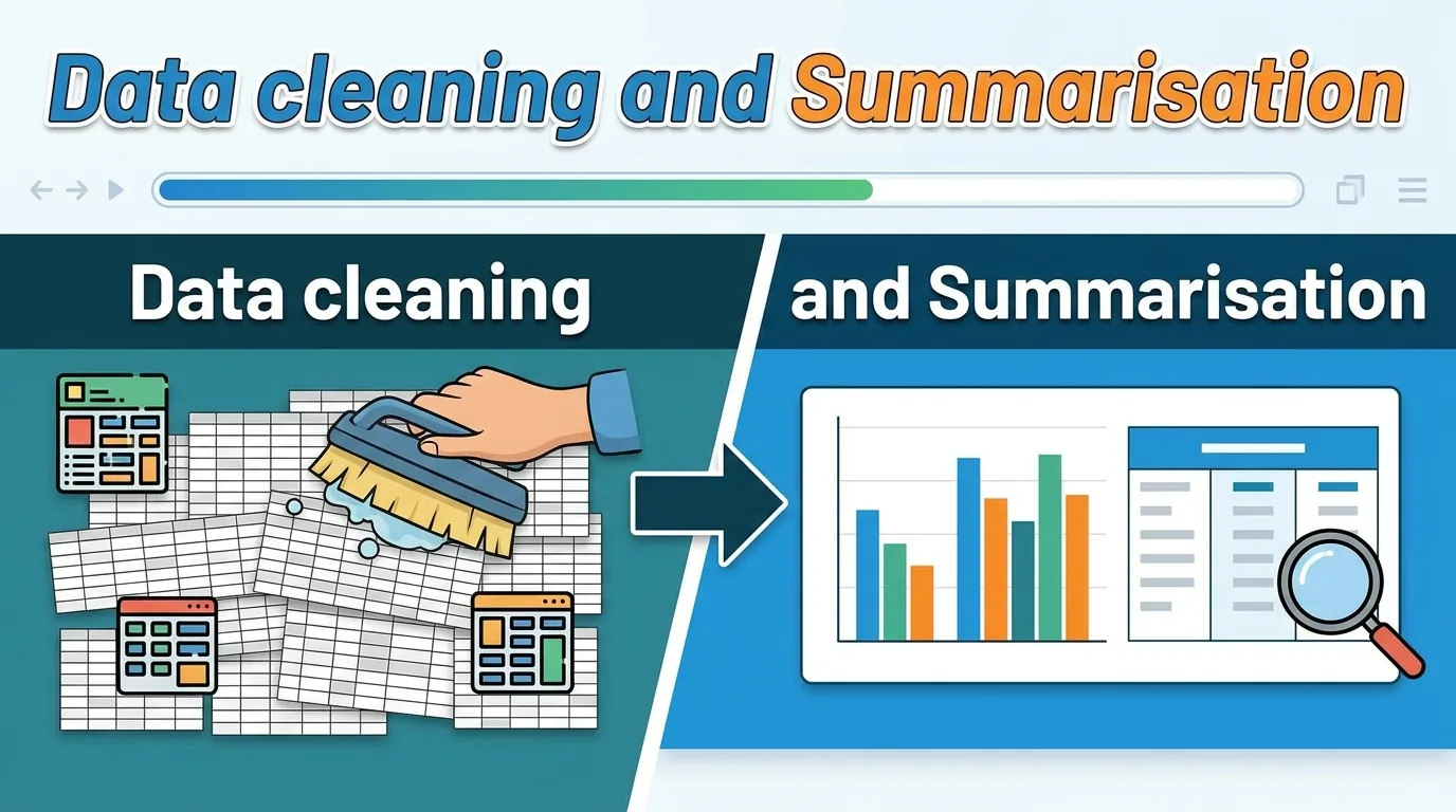 Data cleaning and Summarisation