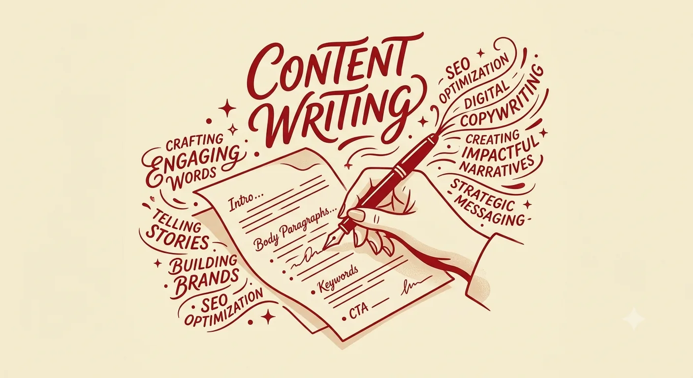 Content writing or story writing