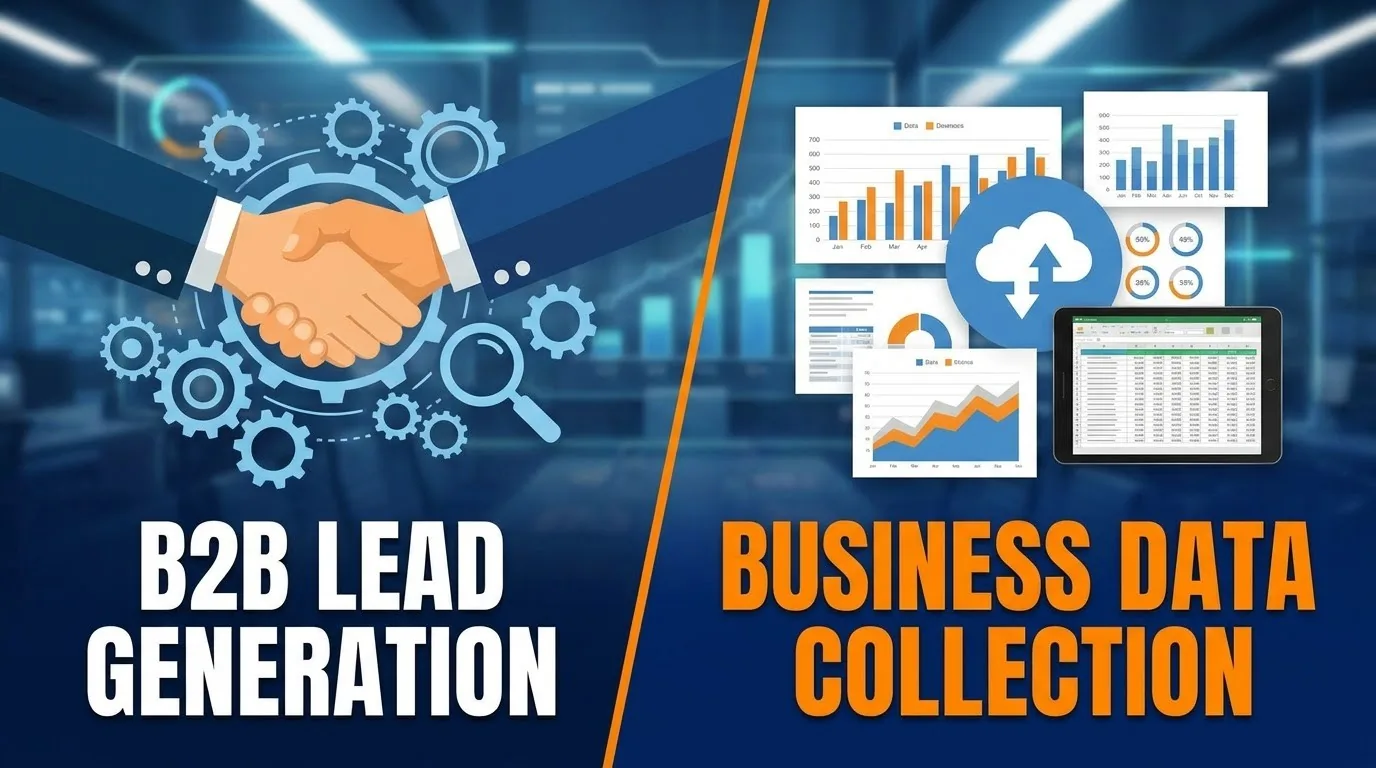 I will do b2b lead generation, business data collection, and web research