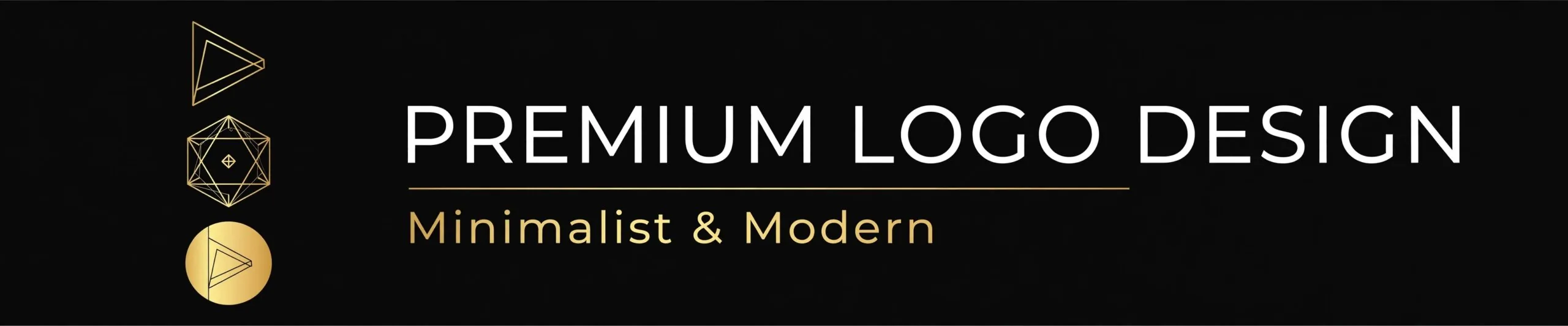 I will design 3 modern minimalist logo concepts + free source file