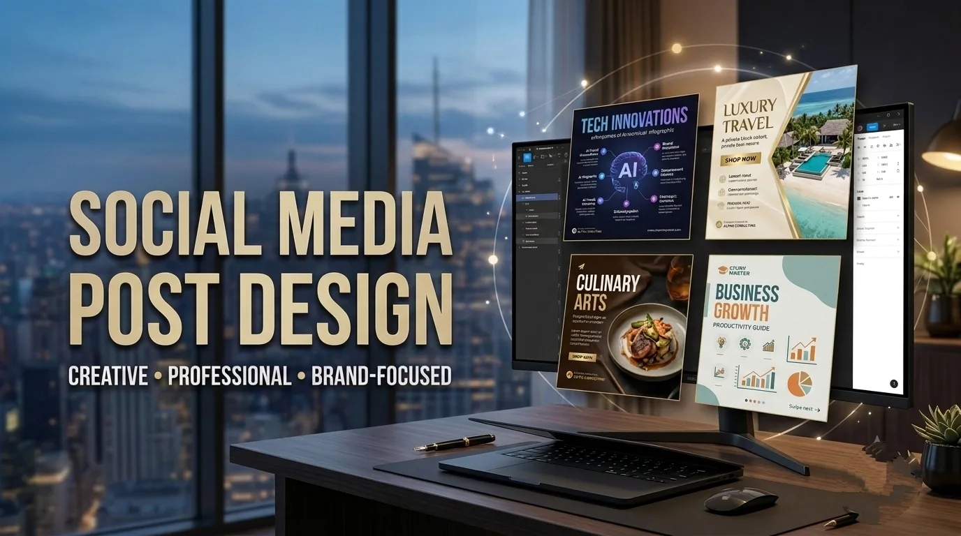 Social media post design