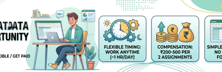 Basic Data Entry Assistant (Excel) – Flexible Part-Time